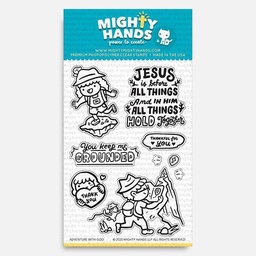 [MIGHTY HANDS ST135] MIGHTY HANDS Clear Stamp 4” x 6” Adventure With God