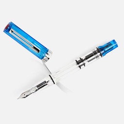 [TWSBI M2530160] TWSBI Eco Transparent Blue Fountain Pen Extra Fine