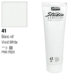 [PEBEO 169041] PEBEO Studio Acrylic 250ml 41 Vivid White