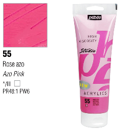 [PEBEO 169055] PEBEO Studio Acrylic 250ml 55 Azo Pink