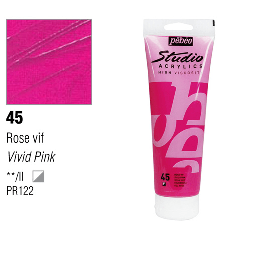 [PEBEO 831045] PEBEO Studio Acrylic 100ml 45 Opaque Vivid Pink