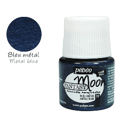 [PEBEO 167038] PEBEO Fantasy Moon Marble Paint 45ml 38 Metal Blue