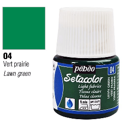 [PEBEO 329004] PEBEO Setacolor Light Fabrics 45ml 04 Lawn Green