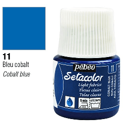 [PEBEO 329011] PEBEO Setacolor Light Fabrics 45ml 11 Cobalt Blue