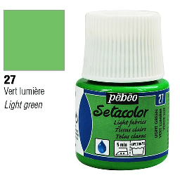 [PEBEO 329027] PEBEO Setacolor Light Fabrics 45ml 27 Light Green
