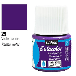 [PEBEO 329029] PEBEO Setacolor Light Fabrics 45ml 29 Parma Violet