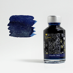 [DIAMINE 700987831788] DIAMINE Shimmering Fountain Pen Ink 50ml Starlit Sea