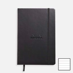 [RHODIA 118609] RHODIA Webnotebook 90gsm Lined A5 x 96 Black