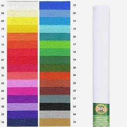 [KOH-I-NOOR 9755001001PM] KOH-I-NOOR Crepe Paper 35gsm 50cm x 200cm 01 White