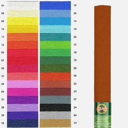 [KOH-I-NOOR 9755022001PM] KOH-I-NOOR Crepe Paper 35gsm 50cm x 200cm 22 Brown