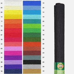 [KOH-I-NOOR 9755024001PM] KOH-I-NOOR Crepe Paper 50cm x 200cm 24 Black