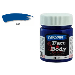[DERIVAN 1FP4BL] DERIVAN Face & Body Paint 40ml Blue