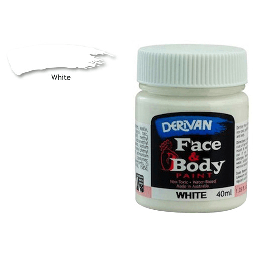 [DERIVAN 1FP4W] DERIVAN Face & Body Paint 40ml White