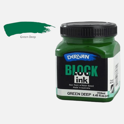 [DERIVAN 1B2GD] DERIVAN Block Ink 250ml Green Deep