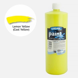 [DERIVAN 1S1LLY] DERIVAN Students' Acrylic Paint 1000ml Cool Yellow (Lemon Yellow)