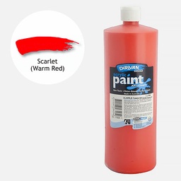 [DERIVAN 1S1LS] DERIVAN Students' Acrylic Paint 1000ml Warm Red (Scarlet)