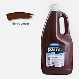 [DERIVAN 1SE2LBU] DERIVAN Students' Acrylic Paint 2000ml Burnt Umber