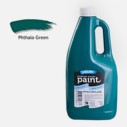 [DERIVAN 1S2LPG] DERIVAN Students' Acrylic Paint 2000ml Phthalo Green