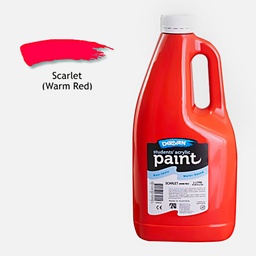 [DERIVAN 1S2LS] DERIVAN Students' Acrylic Paint 2000ml Scarlet (Warm)