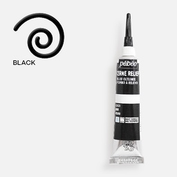 [PEBEO 390000] PEBEO Cerne Relief Outliner 20ml Black
