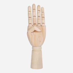 [OVJ 6935249904182] OVJ Wooden Left Hand 18cm