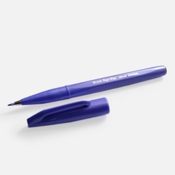 [PENTEL SES15C-V2X] PENTEL Fude Touch Brush Pen Blue Violet