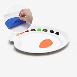 [MIJELLO MAP-3078] MIJELLO Egg Acrylic Palette (Easy Clean Surface)