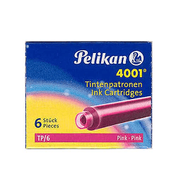 [PELIKAN 321077] PELIKAN 4001 Giant Ink Cartridge Pink x 5