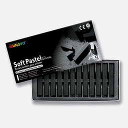 [MUNGYO MP-12CP] MUNGYO Soft Pastel Charcoal Set x 12