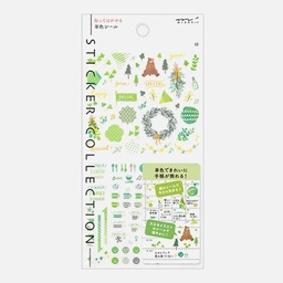 [MIDORI 82561006] MIDORI Sticker Collection Flower Decoration