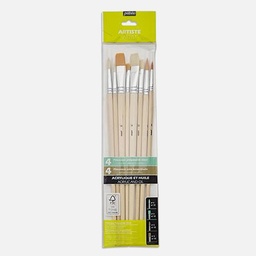 [PEBEO 952406] PEBEO Pop Art Bristle & Taklon Brush Set x 8
