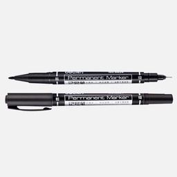 [DELI 6824] DELI Permanent Marker Twin Tip Black