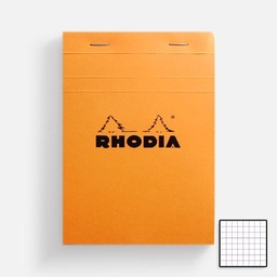 [RHODIA 14200] RHODIA Basics Notepad 80gsm Graph 11cm x 17cm x 80 Orange