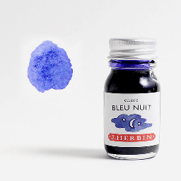 [JACQUES HERBIN 11519T] JACQUES HERBIN Fountain Pen Ink 10ml Midnight Blue