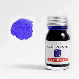 [JACQUES HERBIN 11516T] JACQUES HERBIN Fountain Pen Ink 10ml Eclat De Saphir (Sapphire Blue)