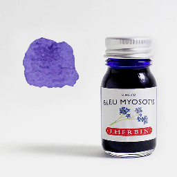 [JACQUES HERBIN 11515T] JACQUES HERBIN Fountain Pen Ink 10ml Forget Me Not Blue