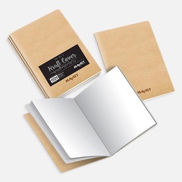 [MAYART MA00261] MAYART Kraft Cover Sketchbook 110gsm A4 x 25 (3-Pack)