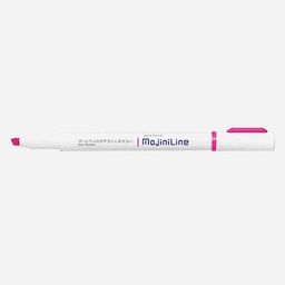 [ZEBRA WKS22-P] ZEBRA Mojini Line Highlighter Marker Pink