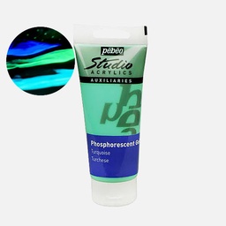 [PEBEO 832113] PEBEO Studio Acrylic Phosphorescent 100ml Glow In The Dark Turquoise