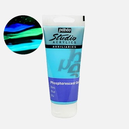 [PEBEO 832114] PEBEO Studio Acrylic Phosphorescent 100ml Glow in the Dark Blue