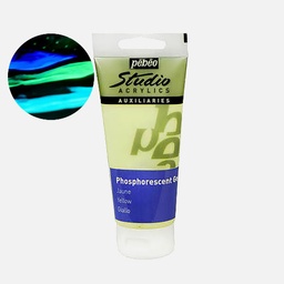 [PEBEO 832116] PEBEO Studio Acrylic Phosphorescent 100ml Glow In The Dark Yellow