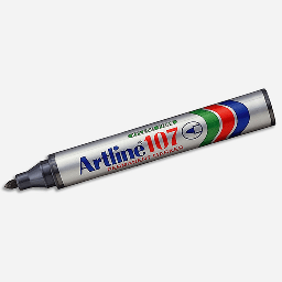 [ARTLINE EK-107-B] ARTLINE 107 Permanent Marker Bullet Tip Black