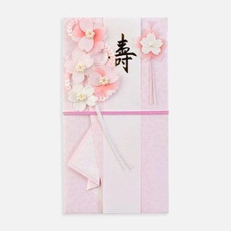 [MIDORI 25144006] MIDORI Paper Craft Wedding Money Envelope 144 Cherry Blossom Pink