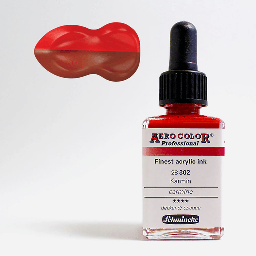 [SCHMINCKE 28302023] SCHMINCKE Aero Color Acrylic Ink 28ml Carmine