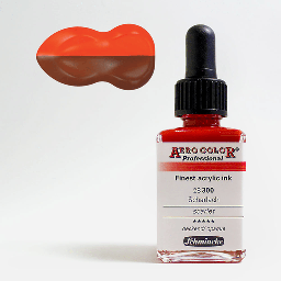 [SCHMINCKE 28300023] SCHMINCKE Aero Color Acrylic Ink 28ml Scarlet