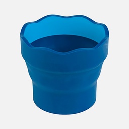 [FABER-CASTELL 181510] FABER-CASTELL Clic & Go Folding Water Pot Blue