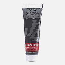 [PEBEO 524111] PEBEO Studio Acrylic Black Gesso 250ml
