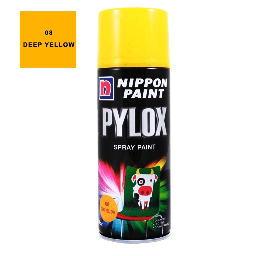 [NIPPON 8888866702526] NIPPON Pylox Spray Paint 400ml 08 Deep Yellow