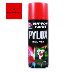 [NIPPON 8888866702588] NIPPON Pylox Spray Paint 400ml 14 Orange Red