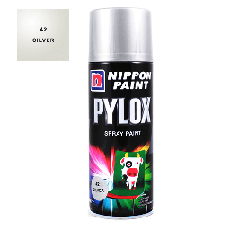 [NIPPON 8888866702861] NIPPON Pylox Spray Paint 400ml 42 Silver
